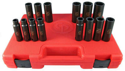 CLEARANCE - 1/2" Drive 14 Piece Socket Set (Deep) SS4114D (CPL*)