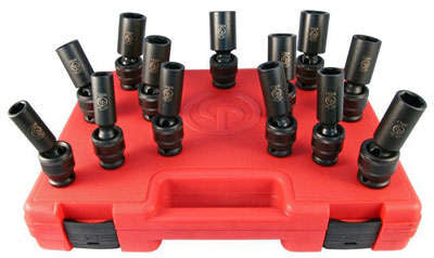 CLEARANCE - 1/2" Drive 13 Piece Universal Socket Set (Deep) SS4113DU