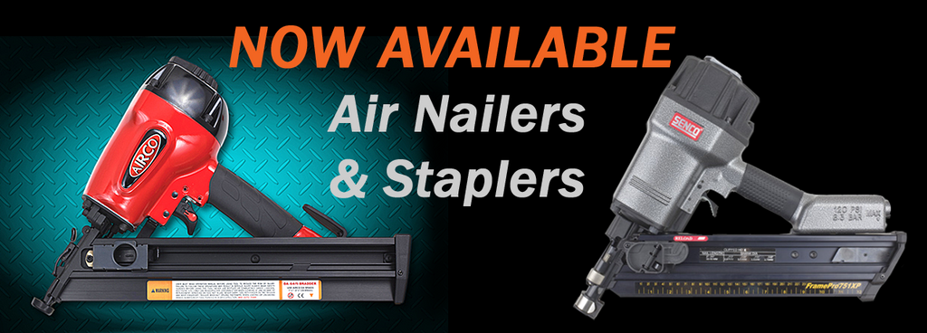 Now stocking Airco & Senco Air Staplers & Nailers